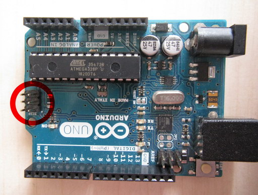 Arduino- ISP-Anschluss