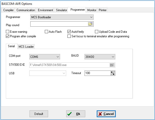 Programmer-MCS Bootloader