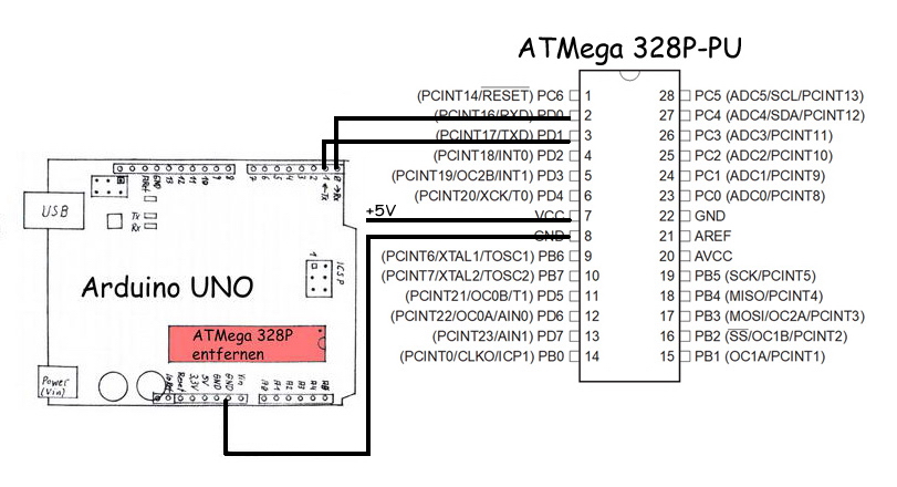Schaltplan Schnittstellenwandler